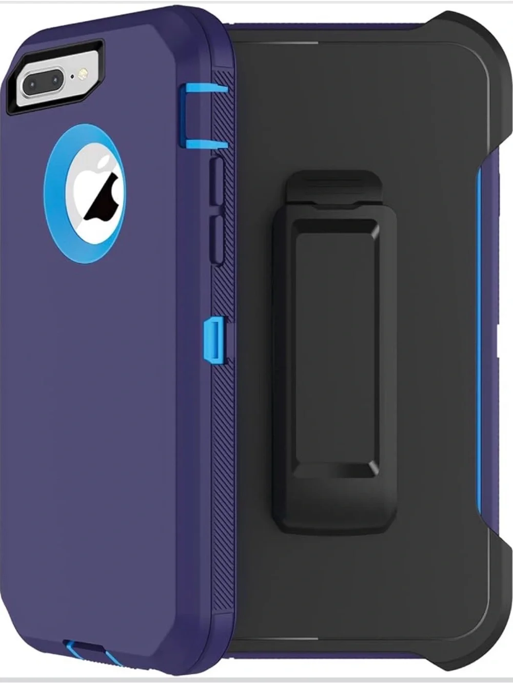 iPhone 8 Plus Case, iPhone 7 Plus Case with Belt Clip Holster,